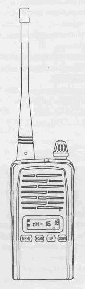 Внешний вид радиостанции Optim WT 555